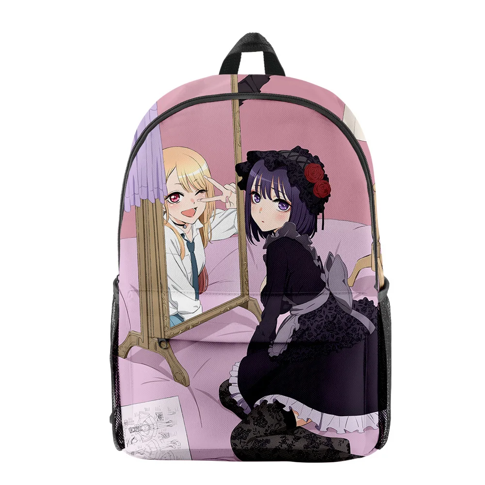 

Anime My Dress Up Darling 3D Printing Backpack Large Capacity School Bags Oxford Material Laptop Backpacks For Teenagers Girl