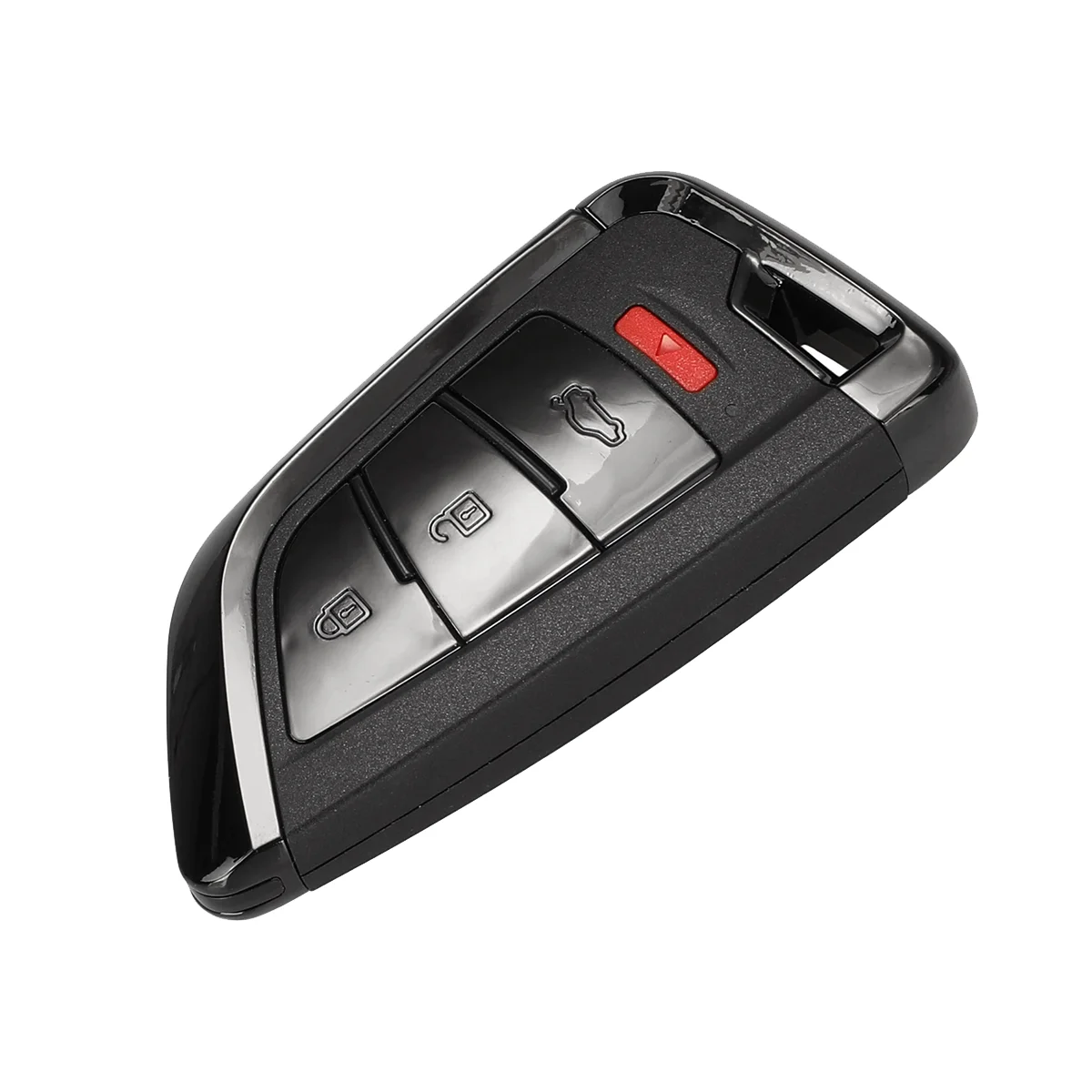 

Универсальный умный Бесконтактный дистанционный ключ Xhorse XSKF21EN с 4 кнопками стильный брелок для ключей VVDI (черный)