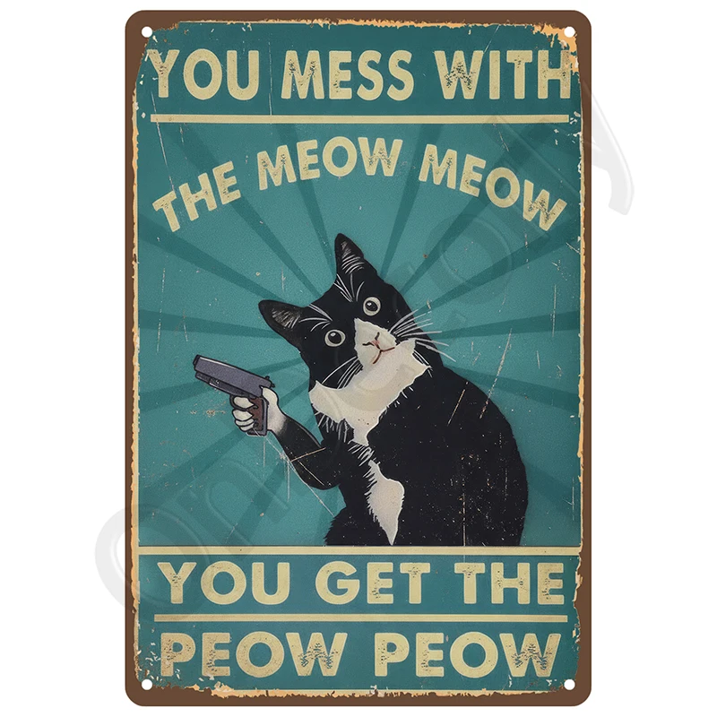 Металлические винтажные вывески