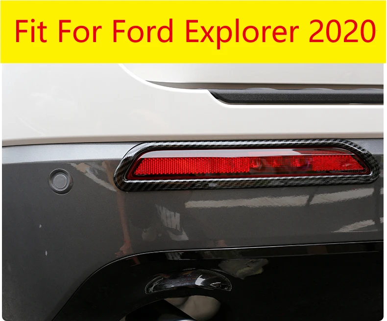 

Крышка для противотуманных фар Ford Explorer 2020, хромированная крышка для задних противотуманных фар из АБС-пластика, аксессуары для автостайлин...