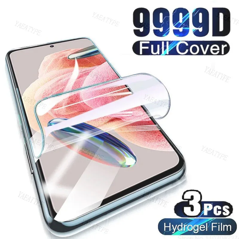3 шт. Гидрогелевая Защитная пленка для Xiaomi Redmi Note 12 Pro 4G Plus 10 9 11