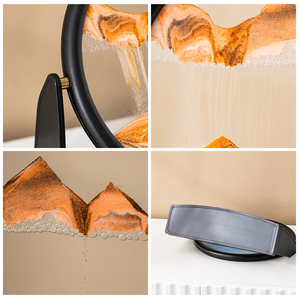 Движущийся песок художественный креативный 3D глубоководный песочные часы