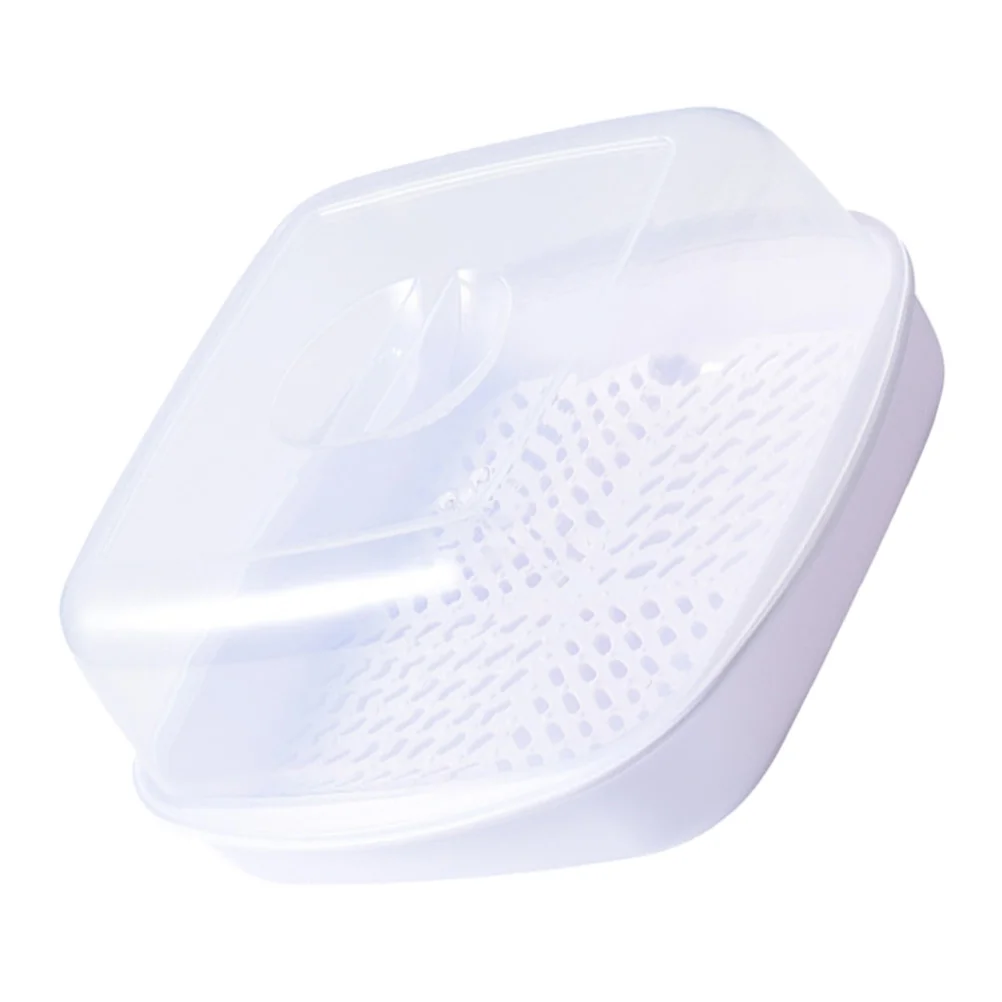 

Steamer Microwave Cooker Basket Steam Container Oven Steaming Mini Cookware Heating Rice Veggie Momo Bowl Vegetable Pot Pans