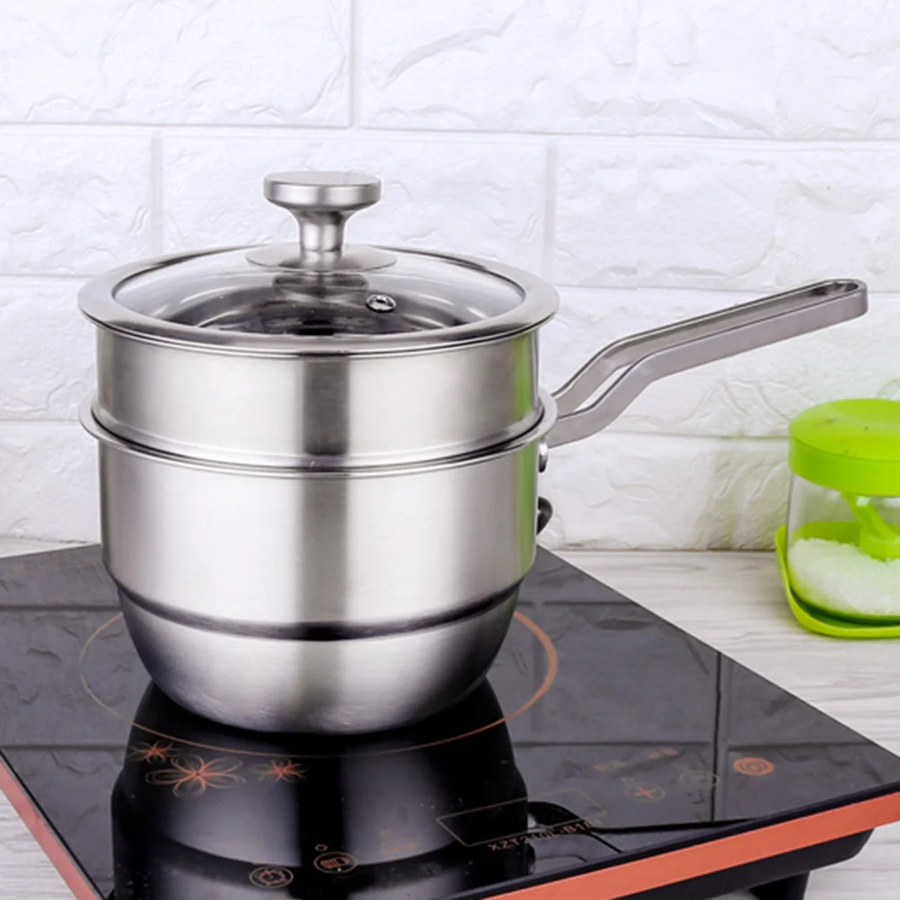 

1 pc Steam Pot Multifunction Double-layer Steamer Cooking Pots for Egg Soup