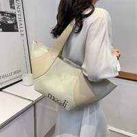 2022 new retro pu material female shoulder bag female tote bag dumpling shoulder bag