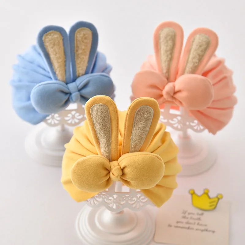 

Шапка-бант для новорожденных, из мягкого хлопка