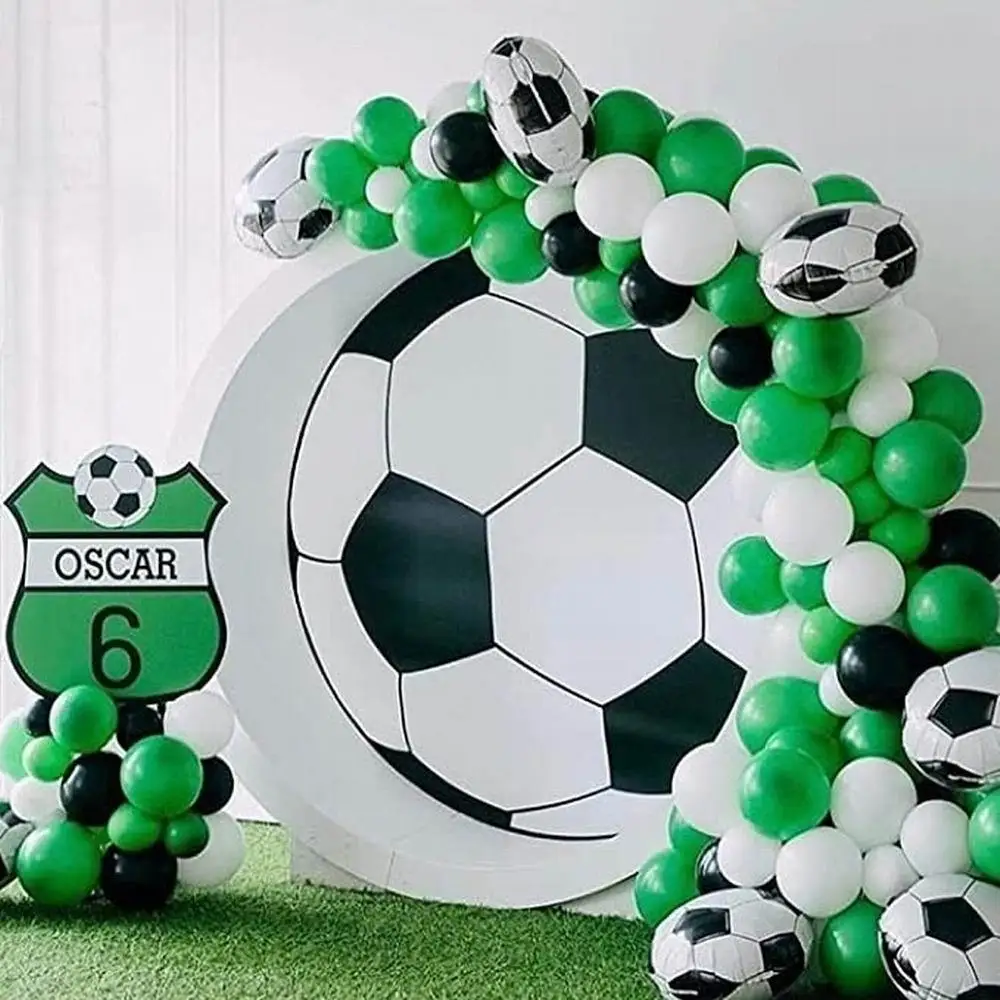 

78/109PCS Football Latex Balloon Combination Set Mall Shop Opening Scene Layout Background Decoration Football Balloon