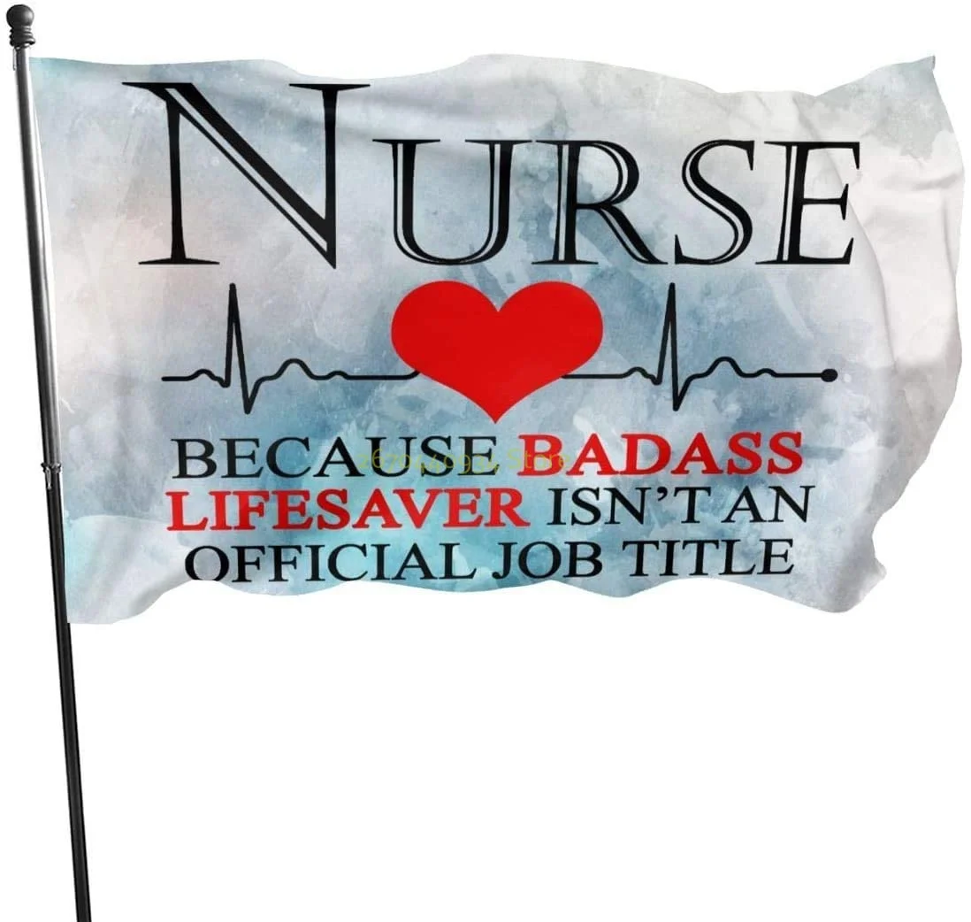 

Медсестра Badss Lifesaver 3x5 футов американский флаг наружный баннер семейный баннер садовый баннер черный
