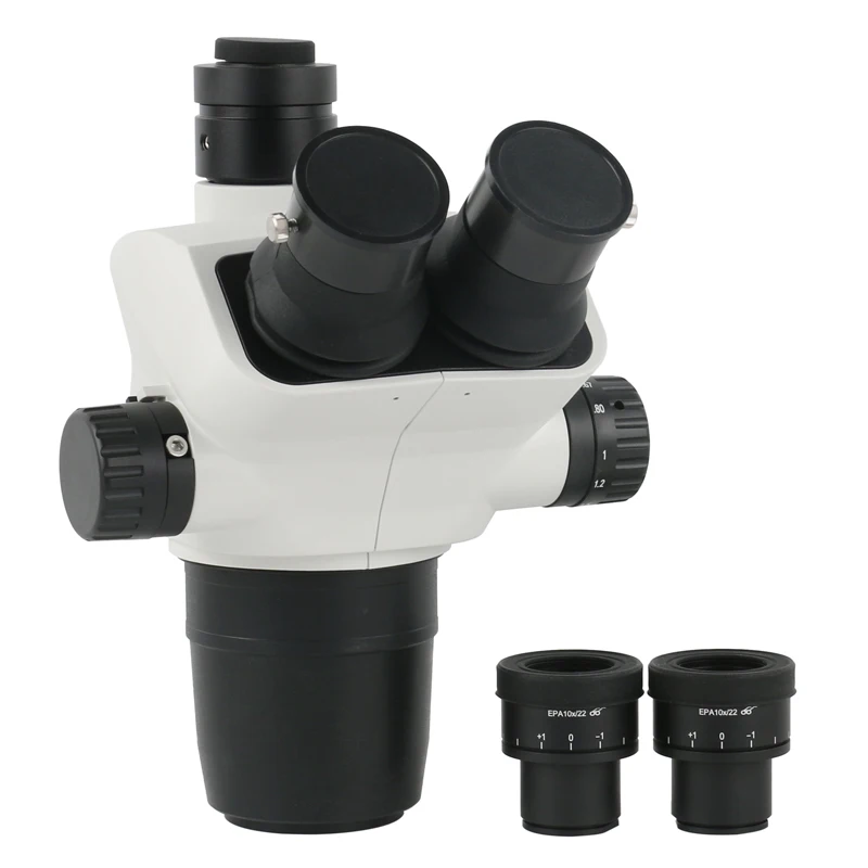 

6.7X-45X Zoom Trinocular Stereo Microscope EPA10X/22MM Eyepieces For Industrial Teaching