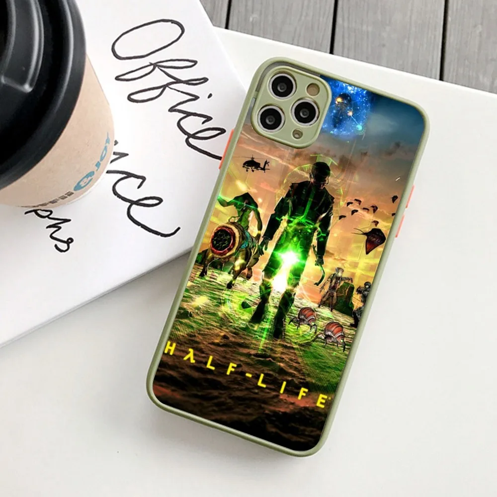 Чехол для телефона H-Half Life-e 2 IPhone 14 11 12 13 Mini Pro Max 8 7 Plus X XR XS MAX полупрозрачный матовый