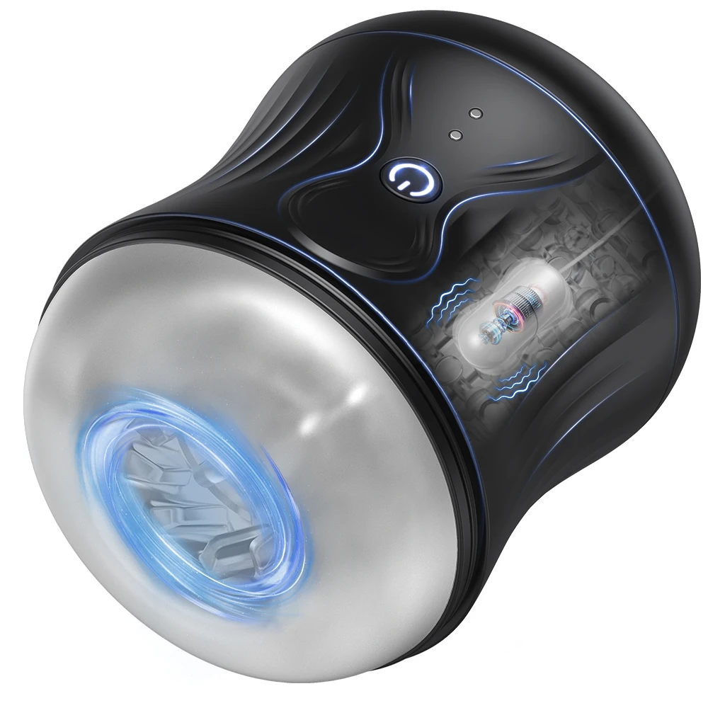 Автоматическая телескопическая вращающаяся чашка для мастурбации мужчин