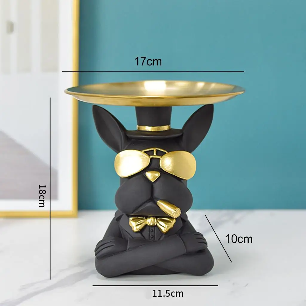 Модная крутая полимерная статуя стол товары разные контейнеры собака животное
