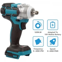 drillpro brushless cordless electric impact wrench 12 inch power tool for home 15000amh li battery for makita 18v battery