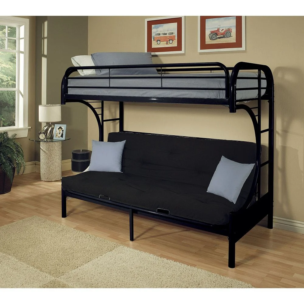 

Двухъярусная кровать Eclipse (Twin XL/Queen/Futon) в черном цвете 02093BK