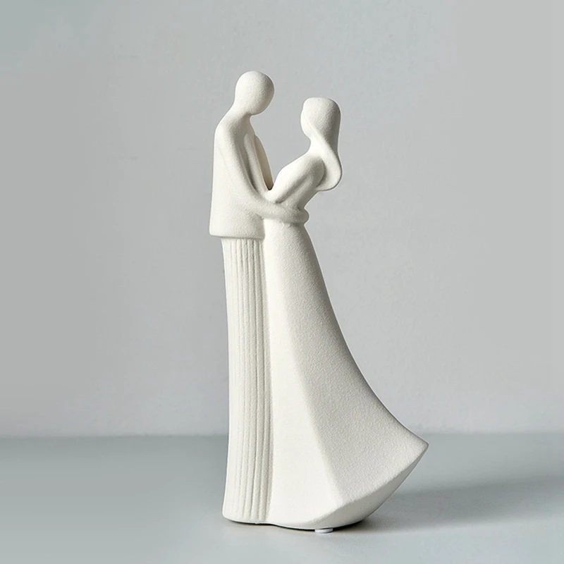 

Statue Decoration Home Accessories Nordic Abstract Sculpture Modern Art Couple Model Office Desk Decor Figurines