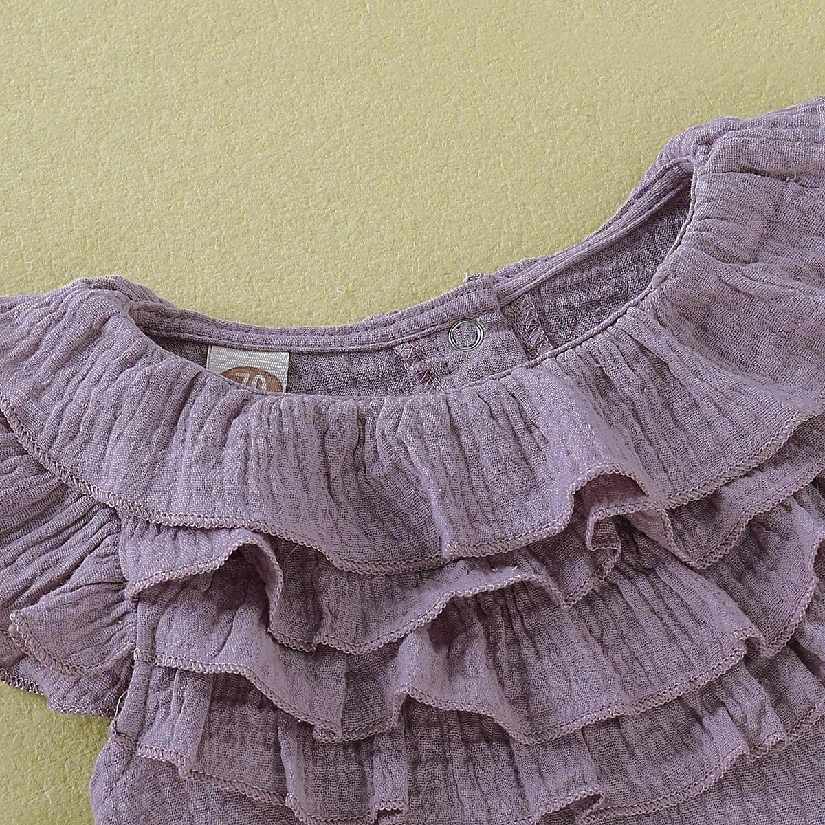 Однотонная искусственная летняя одежда для маленьких мальчиков и девочек без