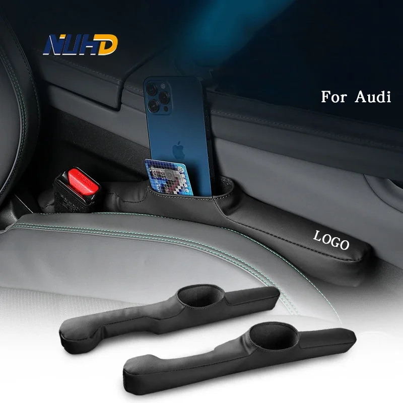 

Leather Car Seat Gap Leak-Proof Plug For Audi Q8 Q7 Q6 Q5 Q4 Q3 A8 A7 A6 A5 A4 Sline Storage Box Interior Mouldings Accessories