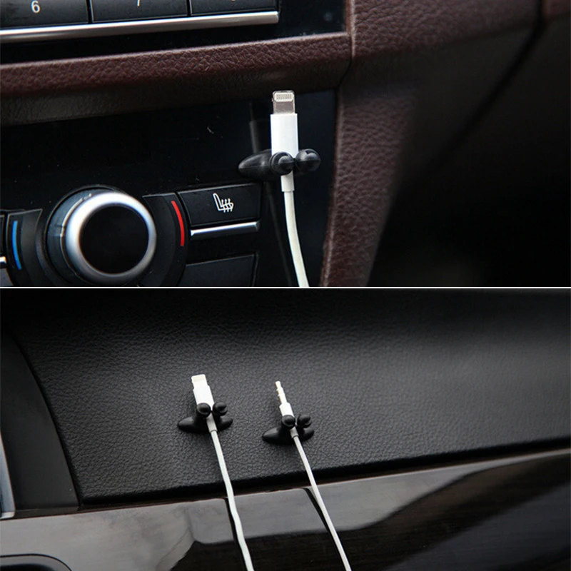 

Автомобильный держатель для кабеля, настенный органайзер для кабелей и наушников