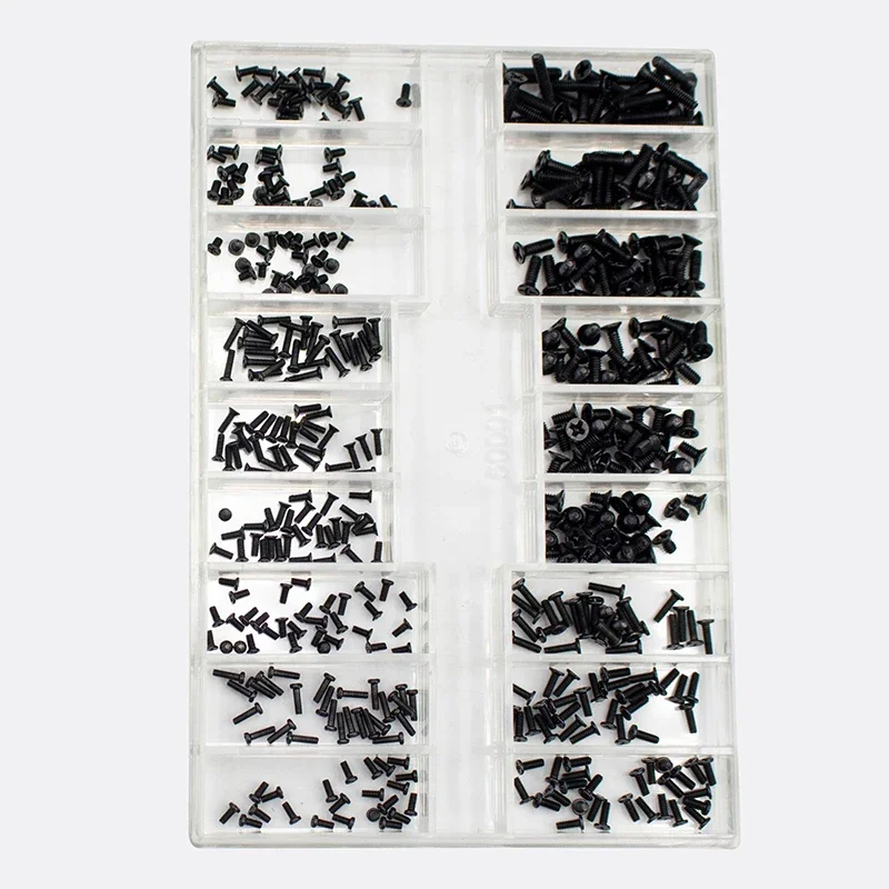 Набор детских винтов для ремонта очков и часов 500 шт. 18 типов