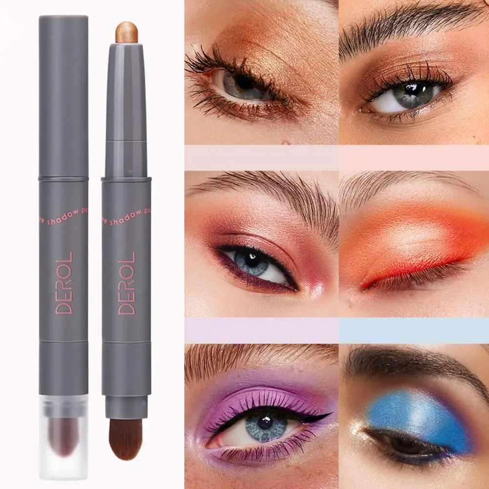 

Beauty Tools 1.5g Stylish Shimmering Colorful Eyes Shadow Stick High Pigmented Eyeshadow Stick Pearly Texture for Wedding