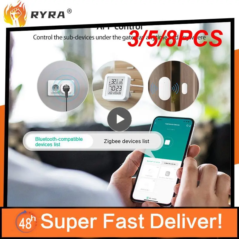 

3/5/8 шт., беспроводные шлюзы Zigbee Tuya/smart Life