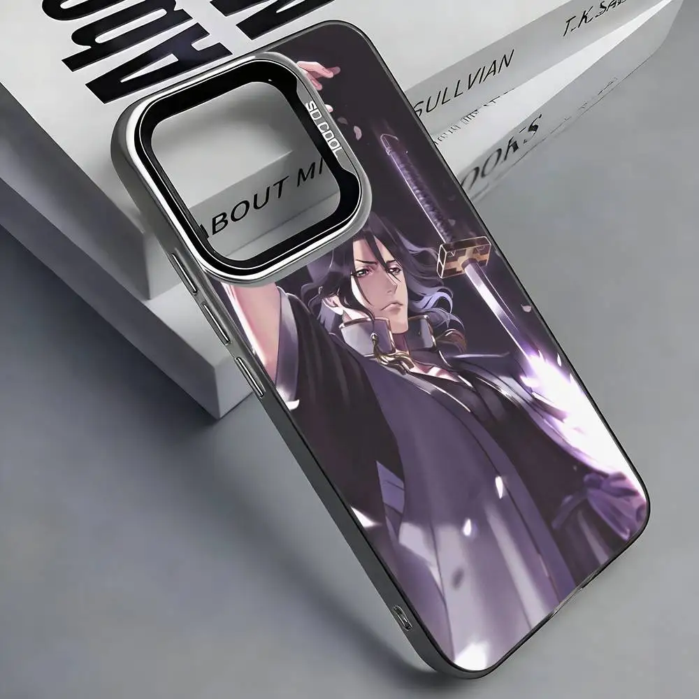 Чехол для телефона B-Bleach Anime K-Kuchiki Byakuya для iPhone 17, 16, 15, 14, 13, 12, 11 Plus, Pro Max, цветной серебристый чехол-футляр (art.: 3920dbb75ef87) - 3920dbb75ef87