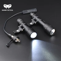 wadsn m340 m300 m640 m600c m640df tactical flashlight for 20mm picatinny rail mlok keymod airsoft hunting weapon scout light