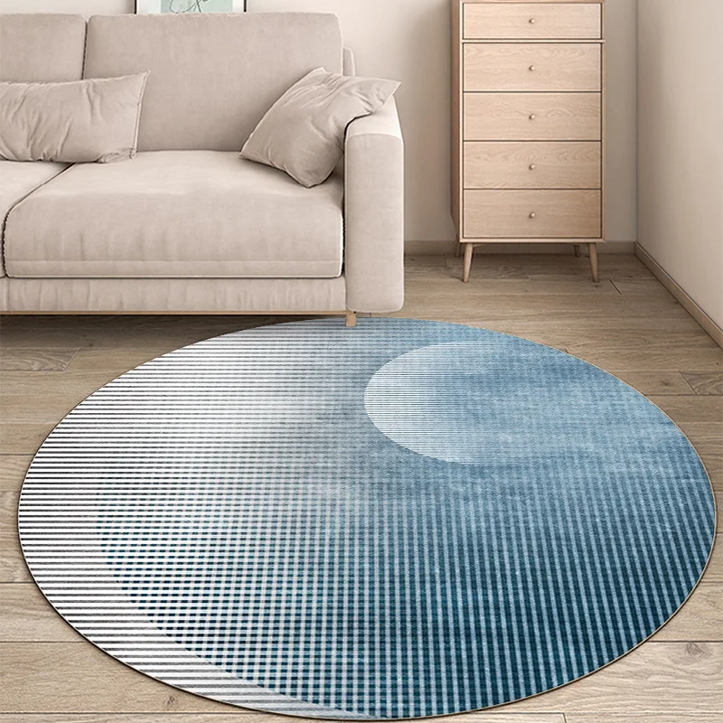 

Круглые 3D ковры с абстрактным рисунком в скандинавском стиле, коврик для гостиной, детские игровые коврики, коврик для стула, декор для комн...