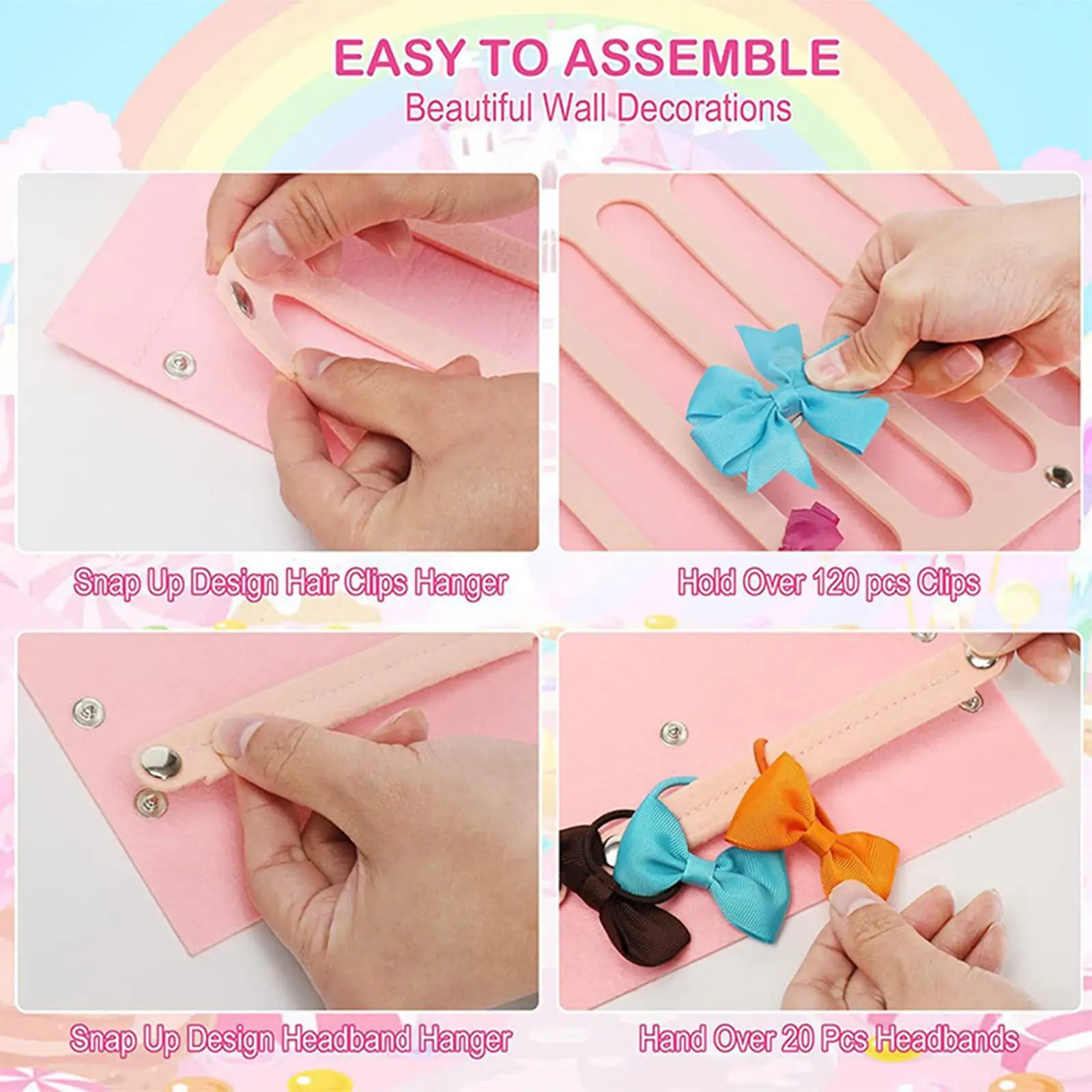 

Over The Door Hanging Shoe Storage Rack Holder Hanger 24 Pockets Foldable