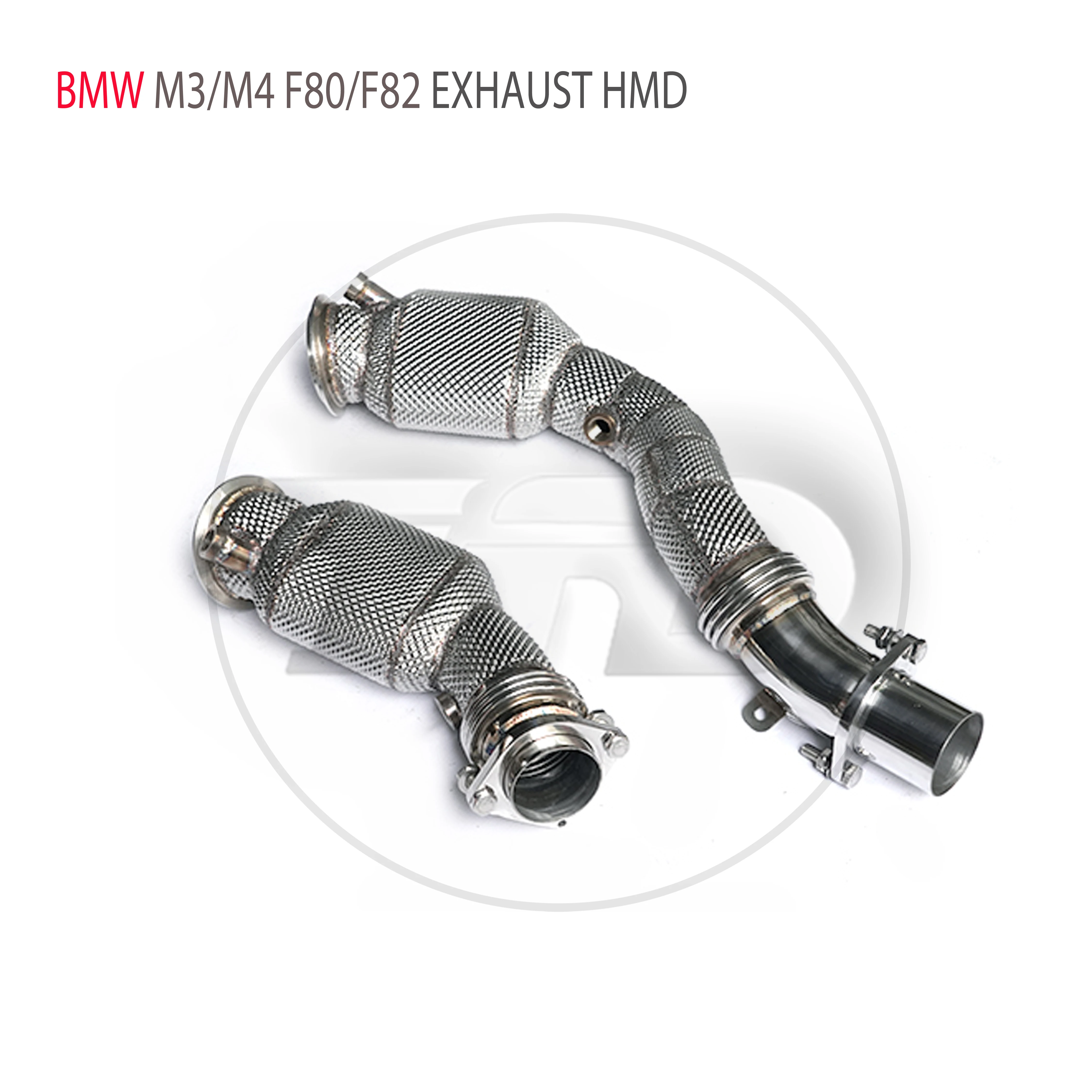 

HMD Exhaust System High Flow Performance Downpipe for BMW M3 M4 F80 F82 Car Accessories With Catalytic Converter Header