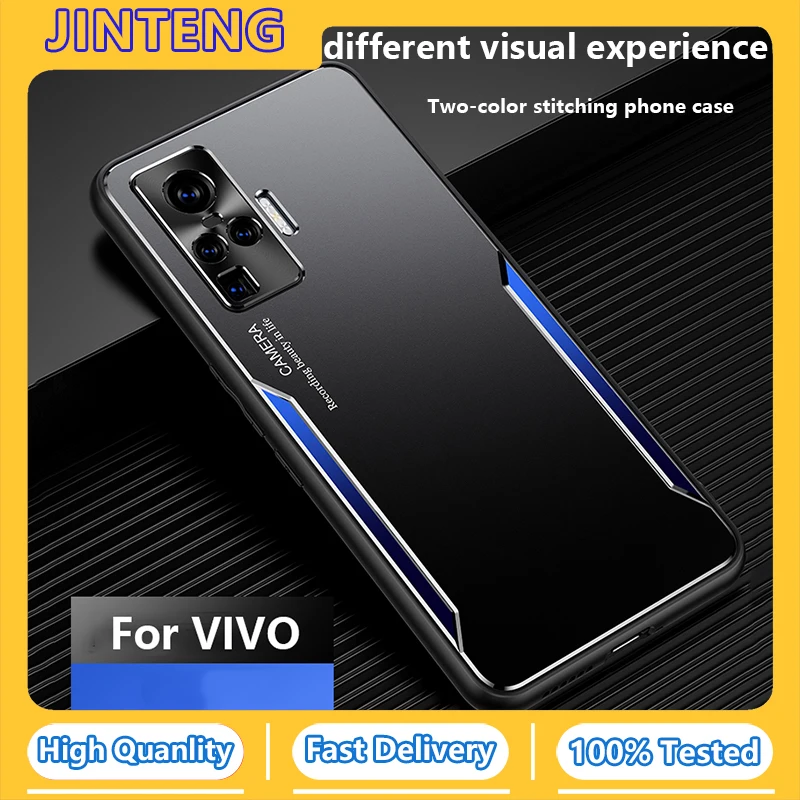 

a Thin Leather Case For Vivo X50 X60 X70 X27 Pro S10 S9Pro S9E iqoo8 IQOO8Pro Funda Luxury Hardware Phone Back Cover
