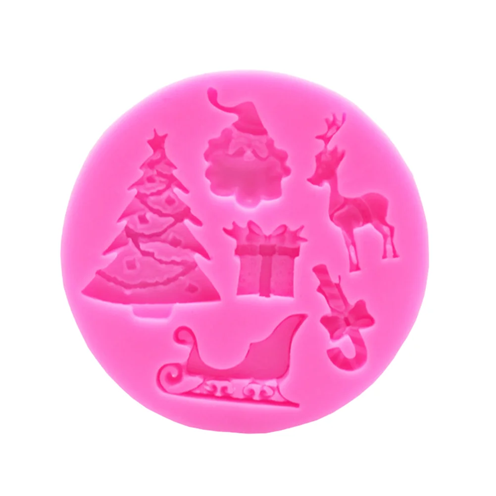 

Christmas Silicone Tree Cake Molds Baking Fondant Withshapes Chocolate Candy