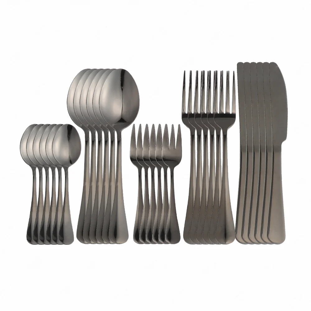 

Набор столовых приборов из нержавеющей стали, 30 шт.