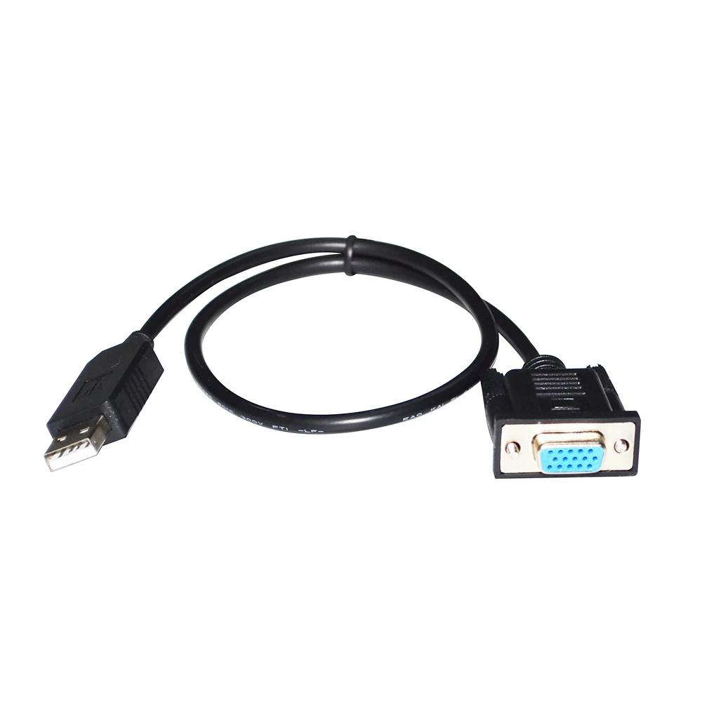 FTDI FT232RL CHIP USB TO VGA 15-PIN FEMALE ADAPTER RS422 SERIAL PROGRAM COMMUNICATION CABLE FOR CTB SERVO DRIVER T4 PORT KABLE