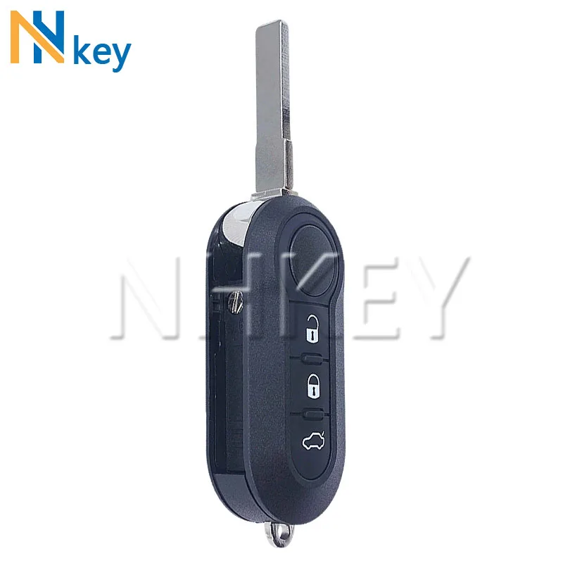 Фото Чип NH KEY 4A NCF29AxM 433Mhz, FCCID:A2C86460000, брелок для Fia T Strada MOBI UNO Fiorino E MAIS, выкидной ключ с 2/3 кнопками. №3
