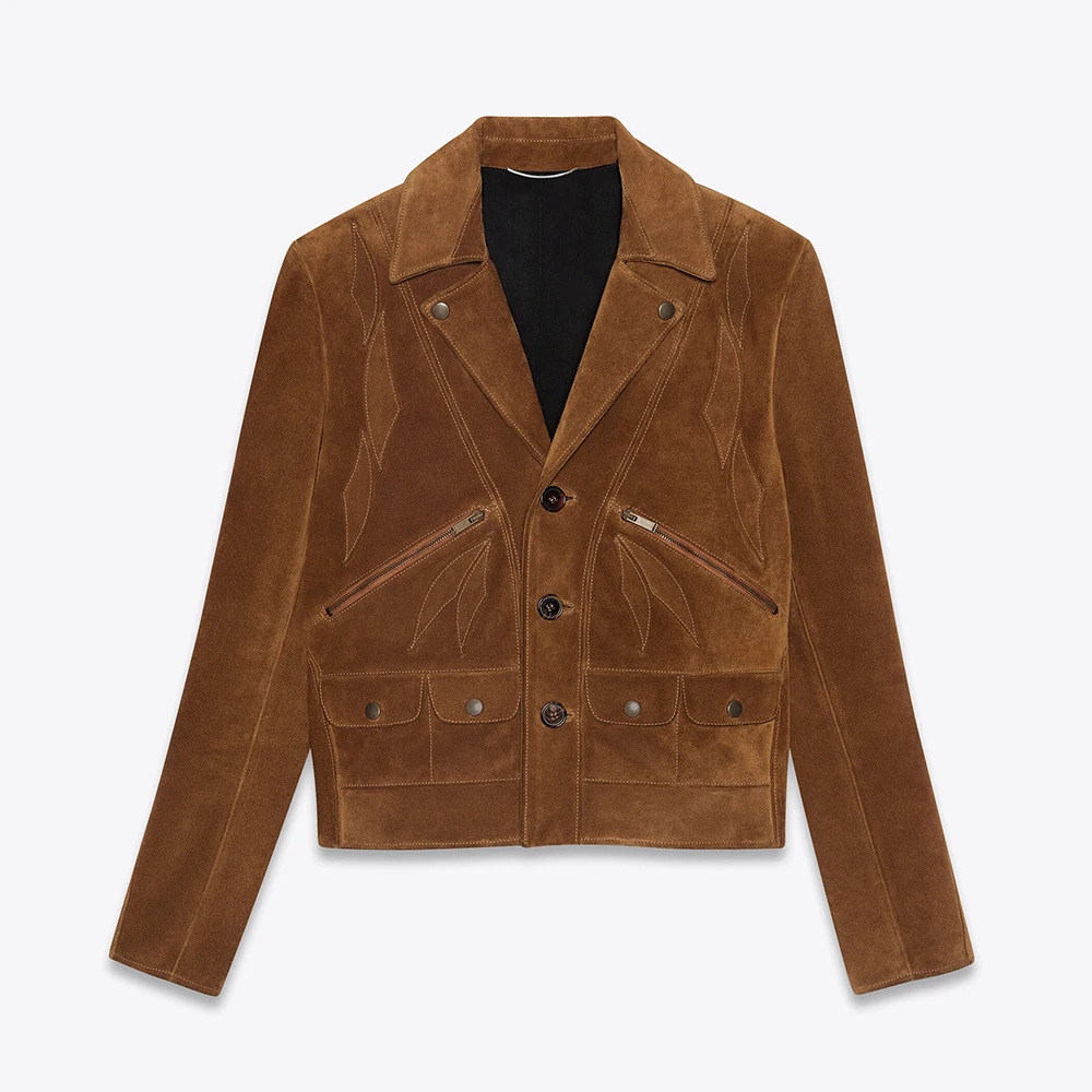 NIGO Leather Jacket Coat #nigo6328