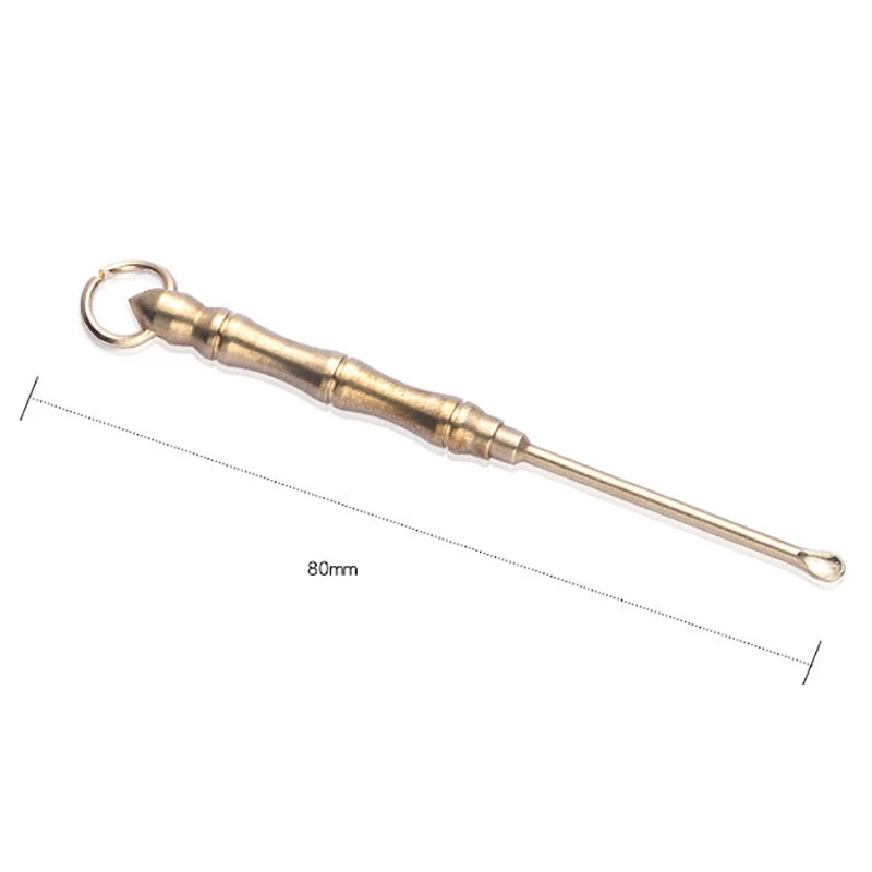 Новый стиль цепочка для ключей из твердой меди и бамбука подвеска винтажная