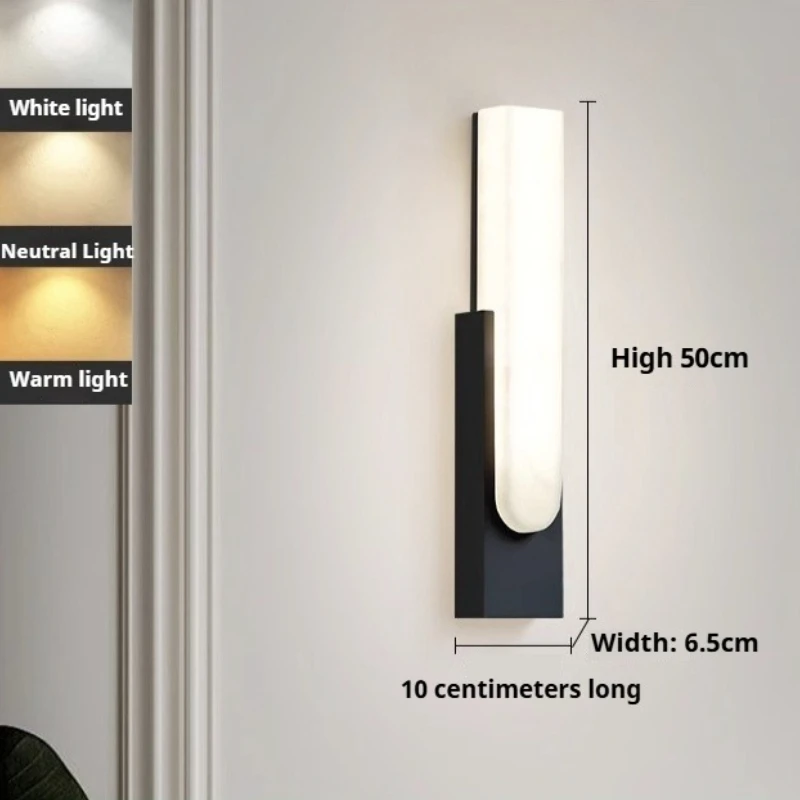 

Настенный светильник Claeted серый металлический LED