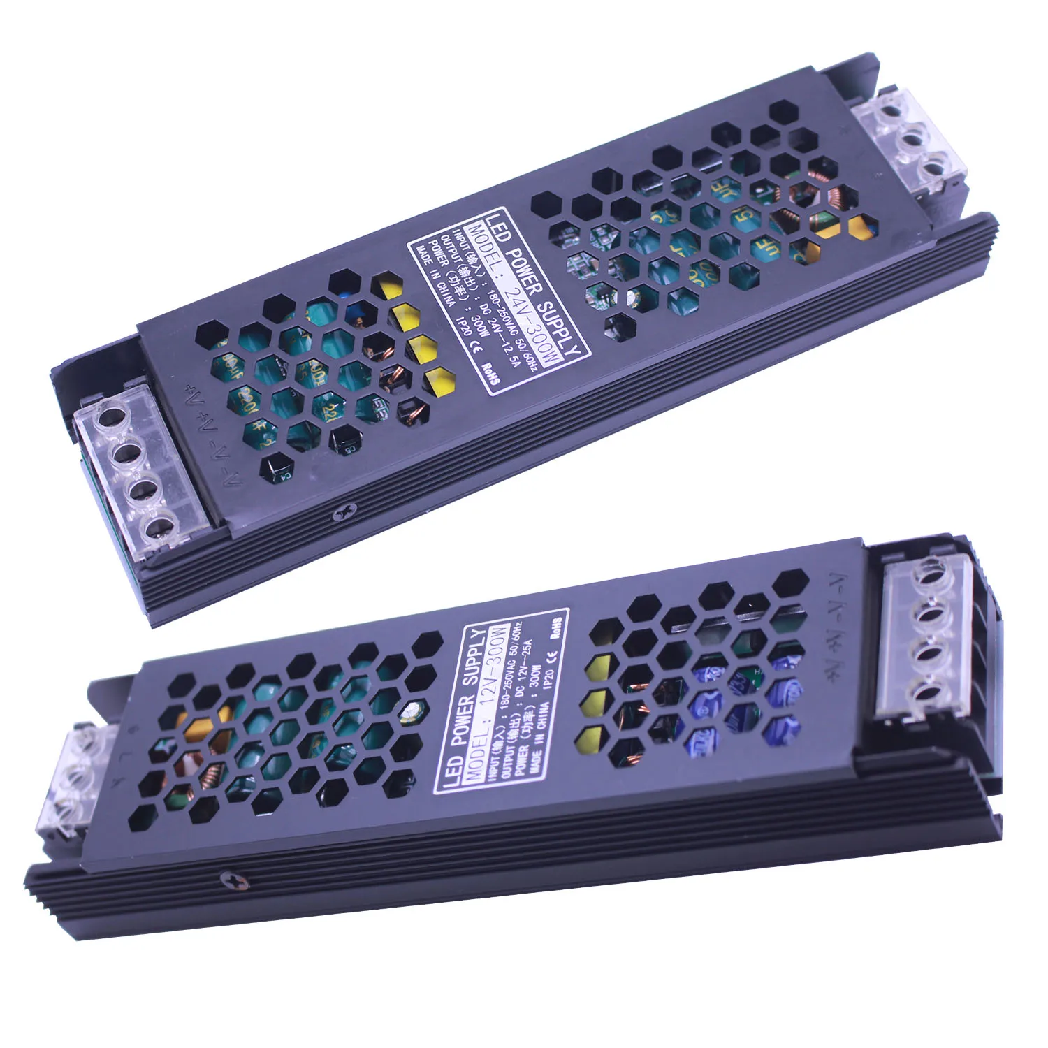 Супер тонкий преобразователь переменного тока в постоянный, 12 В, 24 В, 60 Вт, 100 Вт, 200 Вт, 300 Вт, 400 Вт