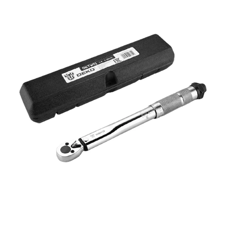 

Динамометрический ключ DEKO DKTW01 1/4 5-25 нм, ручные инструменты, гаечные ключи, гаечные ключи