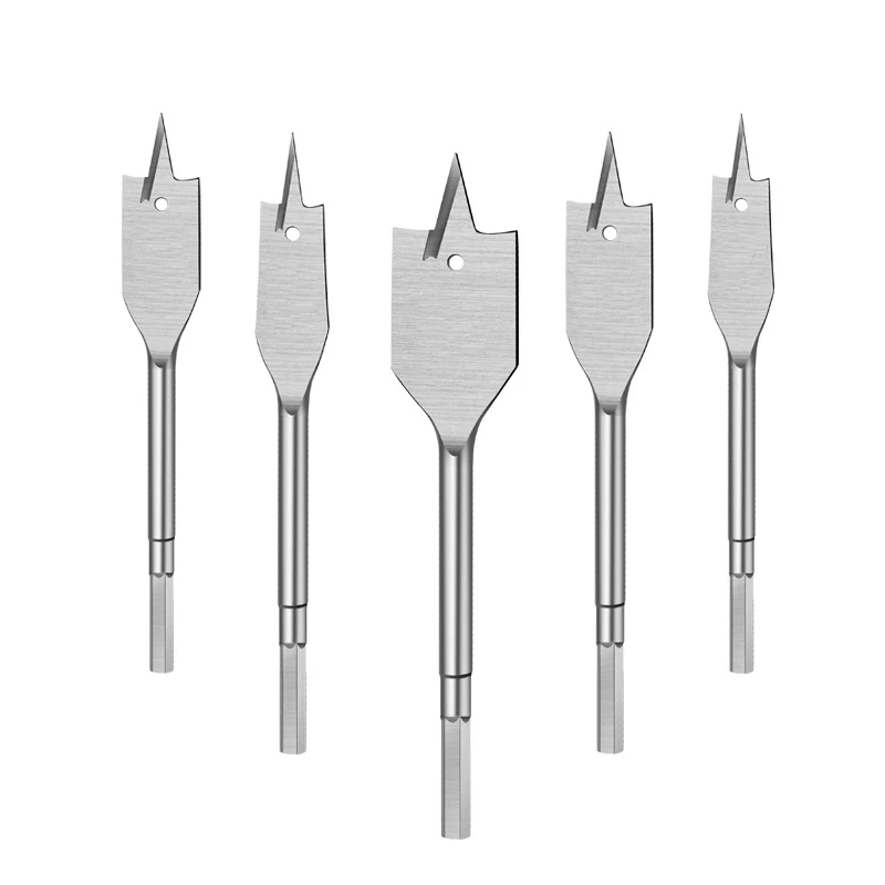 

6-20 мм деревообрабатывающее плоское сверло с титановым покрытием, Трехточечное сверло, шестигранная ручка