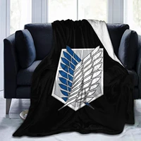 attack on titan ultra soft micro fleece blanket throw 3d printing throw blanket home decor for home sofa 40in50in