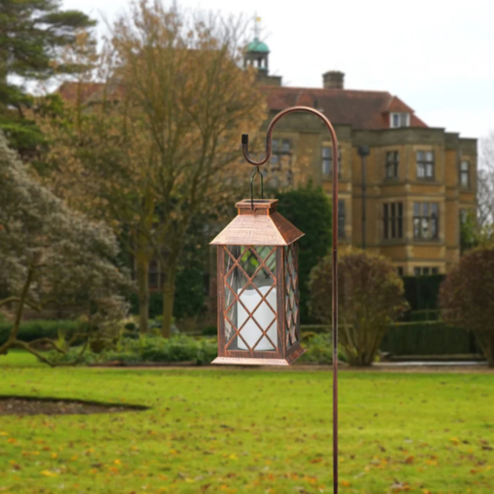 Hook Hanger Shepherds Stand Hooks Gardeniron Bird Shepherd Metal Feeder Lawn Pathway Tall Lantern Stakes Deck Feeders Solar