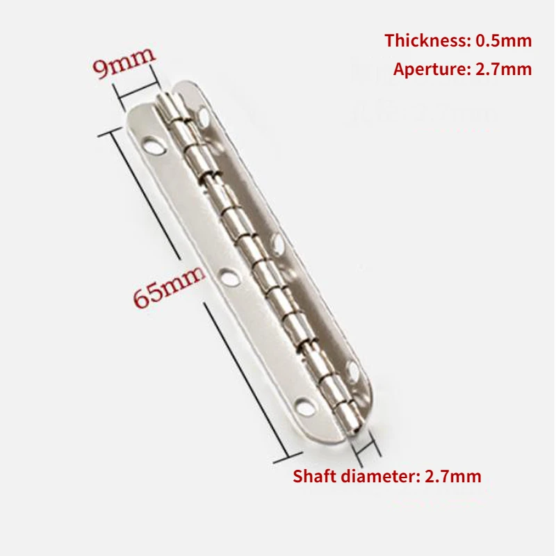 4 шт. петли + 24 винта, круглые длинные 6 отверстий, Серебристые/антикварные бронзы/золотистые 65*15 мм, Ретро Декор, сундук, деревянная шкатулка для ювелирных изделий, 90/180 градусов