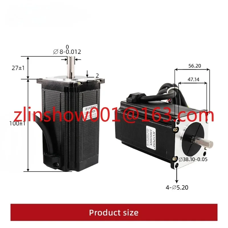 Комплект шагового двигателя с ЧПУ 4-осевой шаговый двигатель гибридный
