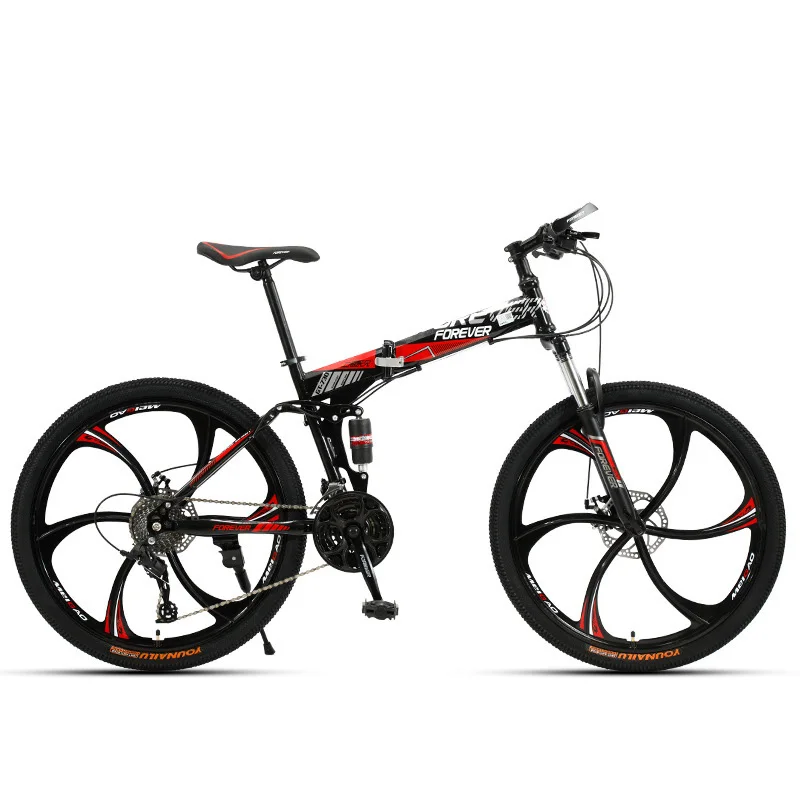 

Горный велосипед, складной велосипед 24 26 дюймов, алюминиевые колесные велосипеды, рама из углеродистой стали, Mtb, регулируемая скорость, двойные диски