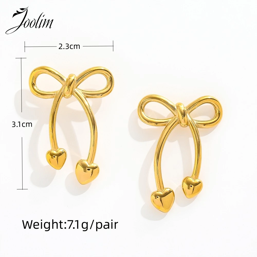 Joolim ювелирные изделия высокого качества PVD оптом не выцветают модные милые банты