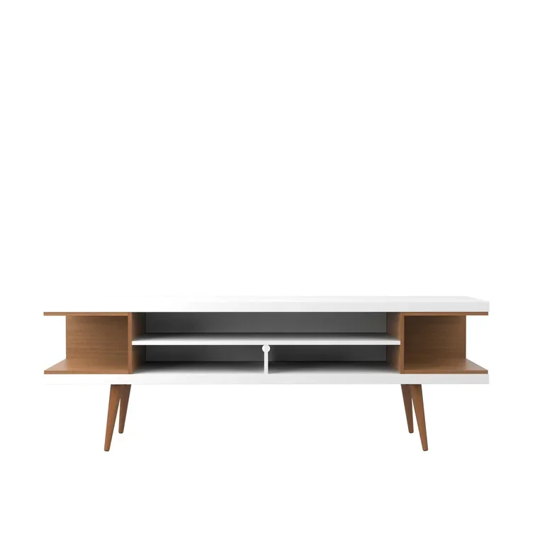 Фото Freistehendes Unterhaltung СССР Für Wohnzimmer, Современный телевизор-Stlarla Mit Regalen Undembali vonchern Media Console Cabinet TV №5