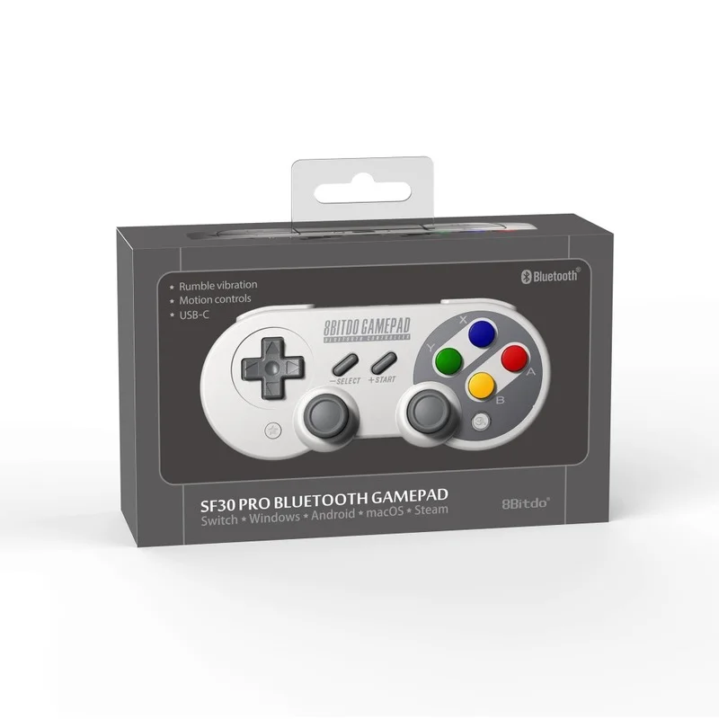8BitDo SF30 Pro SN30 Pro Wireless Bluetooth Gamepad Controller for Windows Android macOS Nintendo Switch Steam with Joystick images - 6