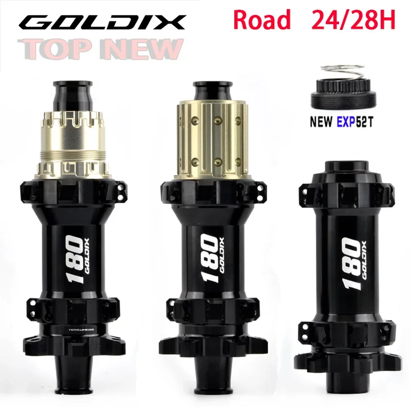 Ступица GOLDIX R180 для шоссейного велосипеда 6 болтов 28 отверстий EXP52T трещотка гравий